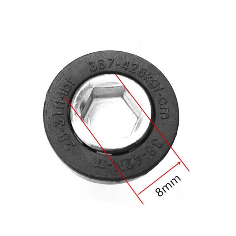 YouU 10 Pcs 8mm Hex Crank Arm Fixing Bolts Bicycle Crank Screws for Square Hole Crankset Bottom Bracket - Image 4
